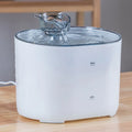USB Electric Cat Water Fountain with Cat Ear Design and Quiet Pump-My Little Pet