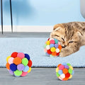 Colorful Plush Cat Balls – Soft and Interactive Play Toys-My Little Pet