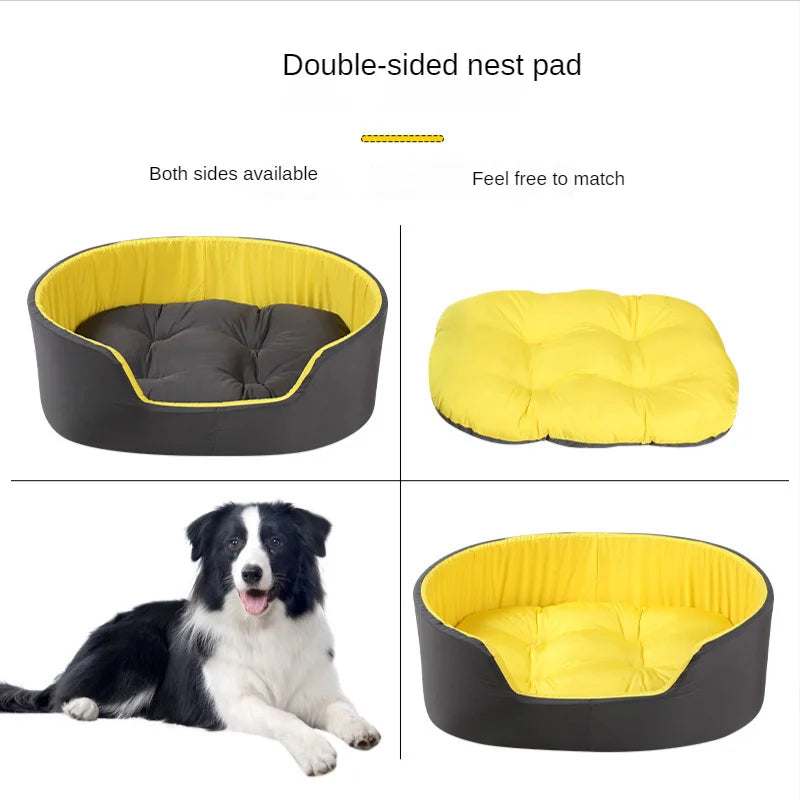 Comfortable Pet Bed for All Seasons - Ideal for Dogs and Cats-My Little Pet