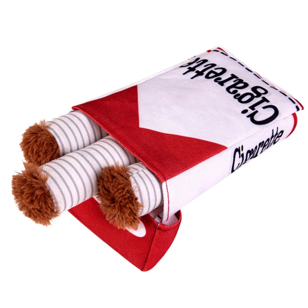 Cigarette Themed Dog Chew Toy Set – Interactive Plush Chew Toy for Dogs-My Little Pet