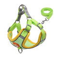 Adjustable Dog Harness & Leash Set – Reflective Vest for Small to Medium Dogs - My Little Pet