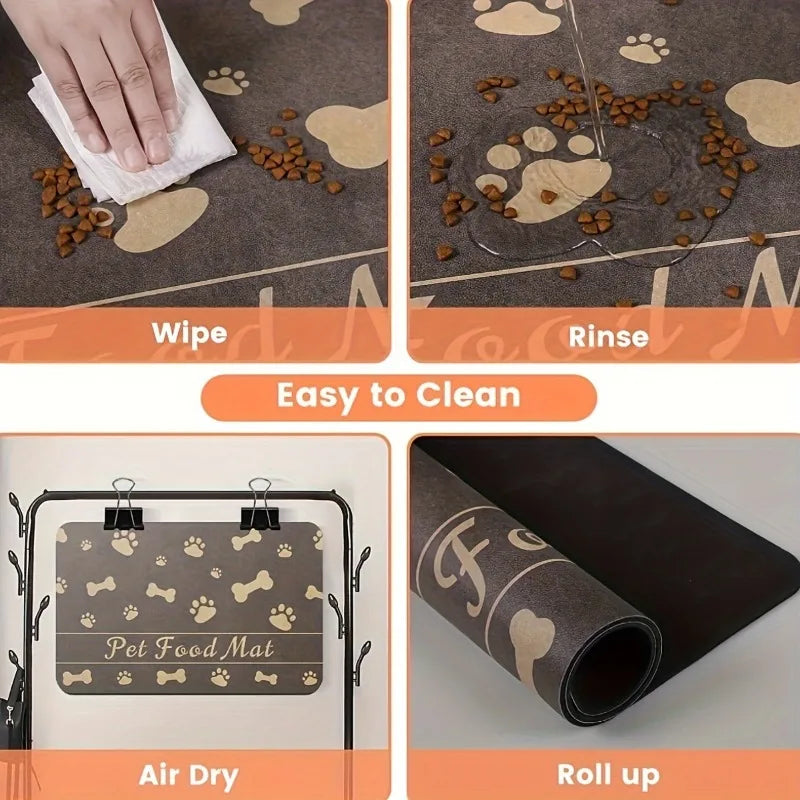 Quick-Dry Absorbent Pet Placemat for Dogs and Cats-My Little Pet