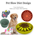 Silicone Slow Feeder for Pets - Anti-Choke Licking Pad for Cats and Dogs-My Little Pet