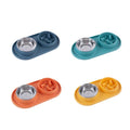 Anti-Choking Pet Feeding Bowl with Dual Stainless Steel & Silicone Design-My Little Pet
