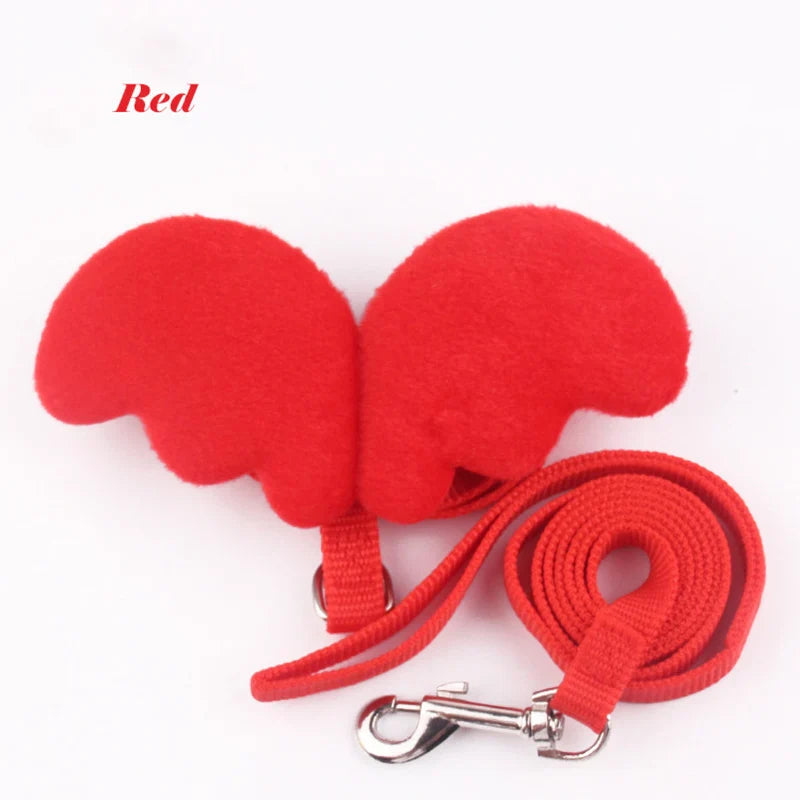 Angel Wings Pet Harness and Leash Set – Adorable Harness for Cats, Puppies, and Small Pets-My Little Pet