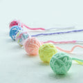 Colorful Yarn Ball Cat Toy with Sounding Bell-My Little Pet