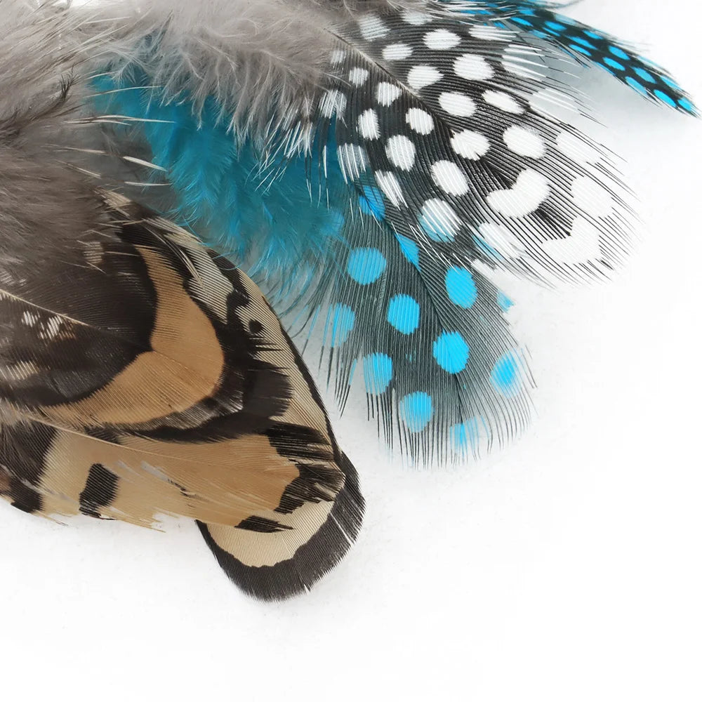 6-Piece Mixed Simulation Insect Cat Teaser Toy Set with Feather Replacements-My Little Pet