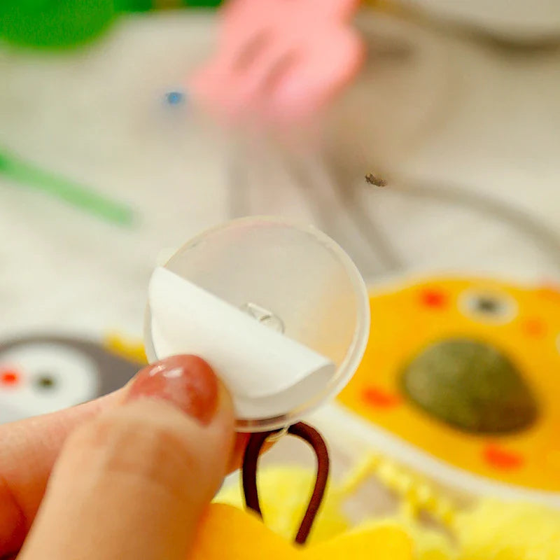 Cat Door Hanging Toy with Elastic Feather and Bell-My Little Pet