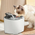 USB Electric Cat Water Fountain with Cat Ear Design and Quiet Pump-My Little Pet