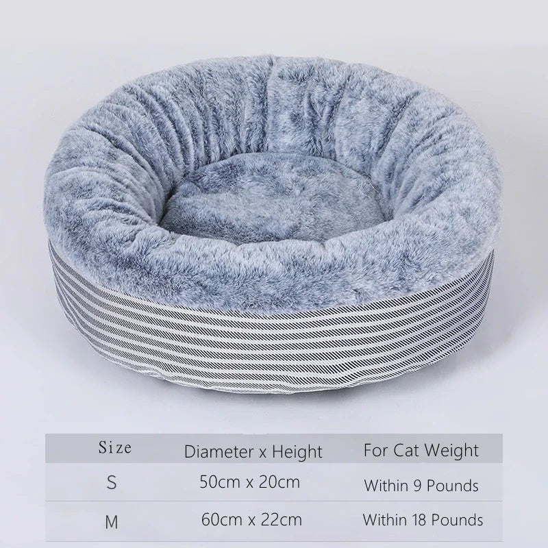 Cozy Pet Bed for Cats and Small Dogs - Soft, Warm, and Breathable Sleeping Nest-My Little Pet