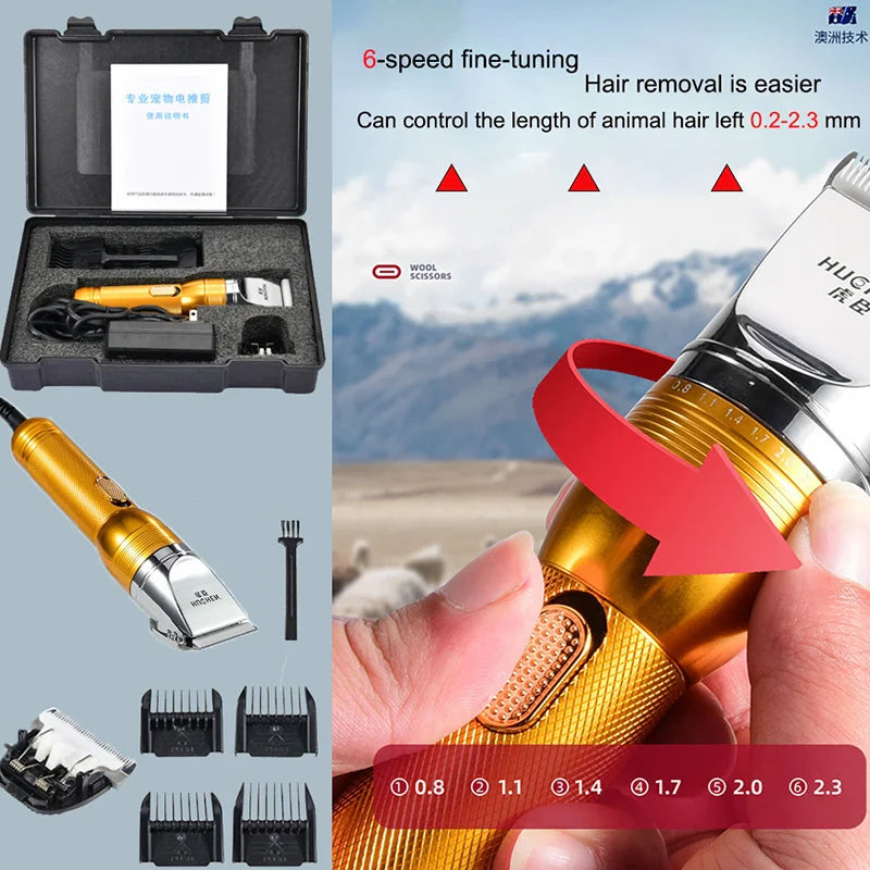 380W Professional Pet Hair Trimmer for Cats, Dogs, Rabbits, and Sheep-My Little Pet