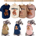 Cozy Winter Pet Sweater with Bear Design for Small to Medium Dogs and Cats-My Little Pet