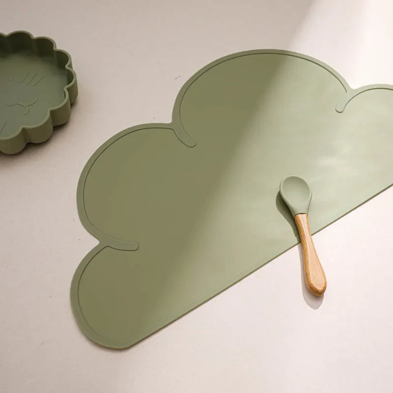 Silicone Waterproof Pet Feeding Mat with Non-Slip Base for Dogs and Cats-My Little Pet