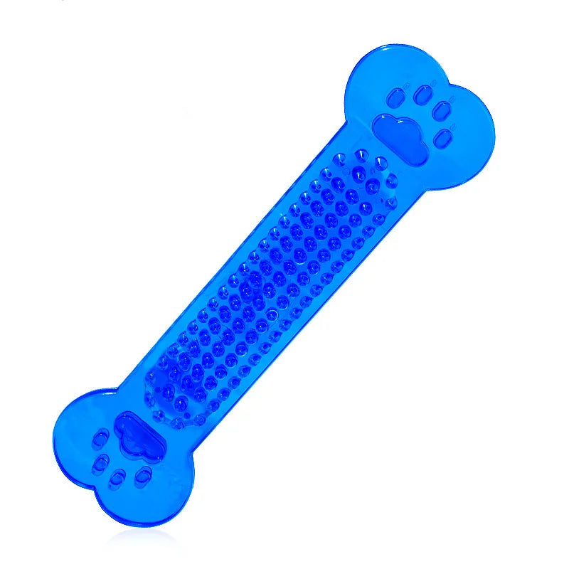 Durable Rubber Bone Chew Toy for Dogs - Dental Health & Boredom Relief-My Little Pet