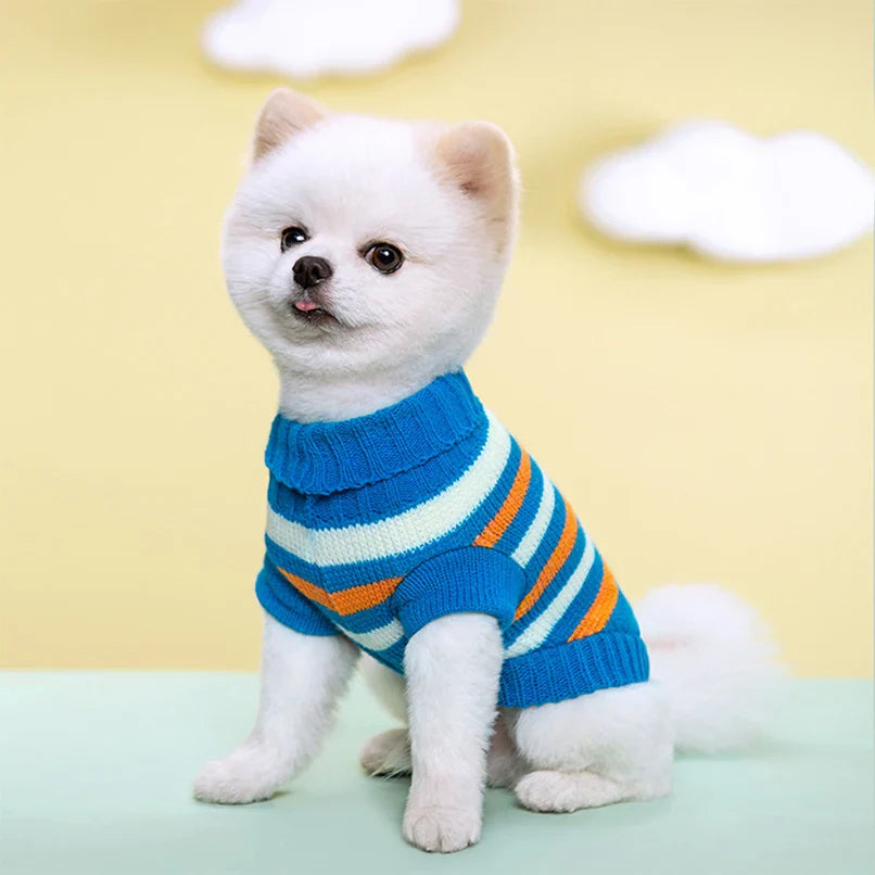 Classic Knit Sweater for Small to Medium Dogs-My Little Pet