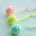 Colorful Yarn Ball Cat Toy with Sounding Bell-My Little Pet