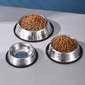 Premium Stainless Steel Pet Food Bowl with Non-Slip Rubber Base-My Little Pet