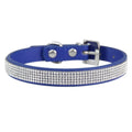 Elegant Rhinestone Leather Pet Collar-My Little Pet