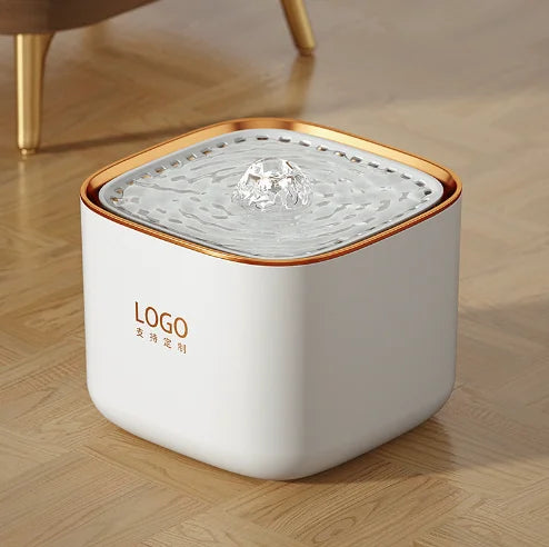 3L Automatic Cat Water Fountain with Recirculating Filter - Elegant Design & Quiet USB Operation-My Little Pet