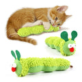 Caterpillar Catnip Chew Toy for Cats - Interactive Molar Toy with Silvervine-My Little Pet