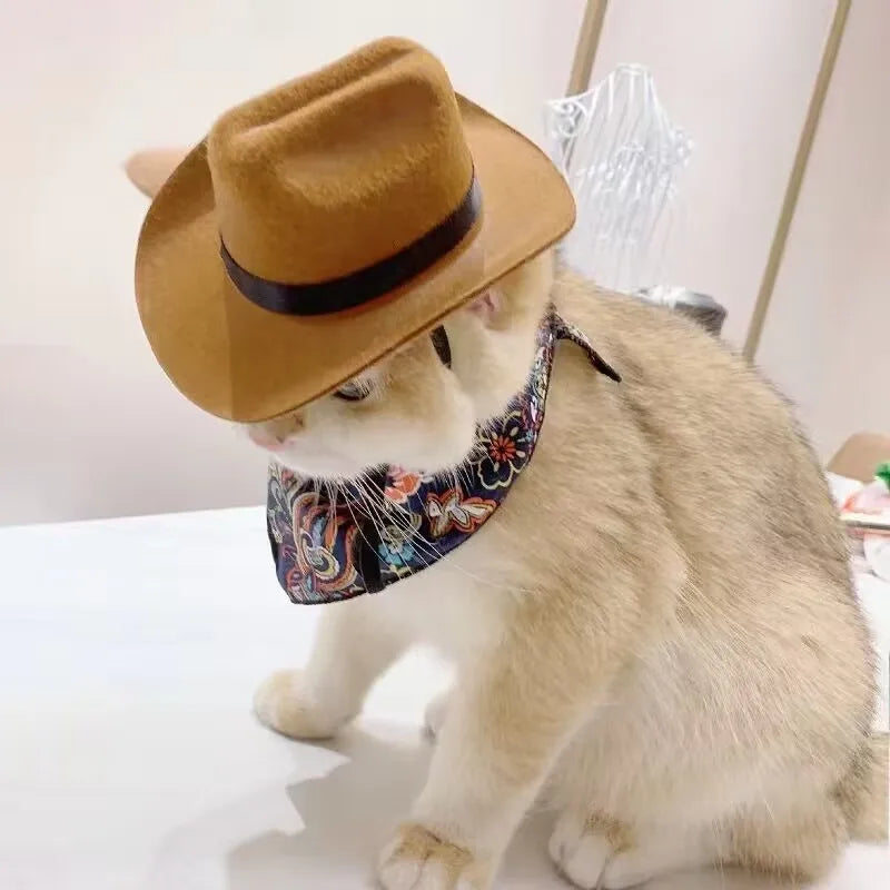 Festive Pet Cosplay Costumes – Christmas Hats, Scarves, and Bat Wings for Cats and Dogs-My Little Pet