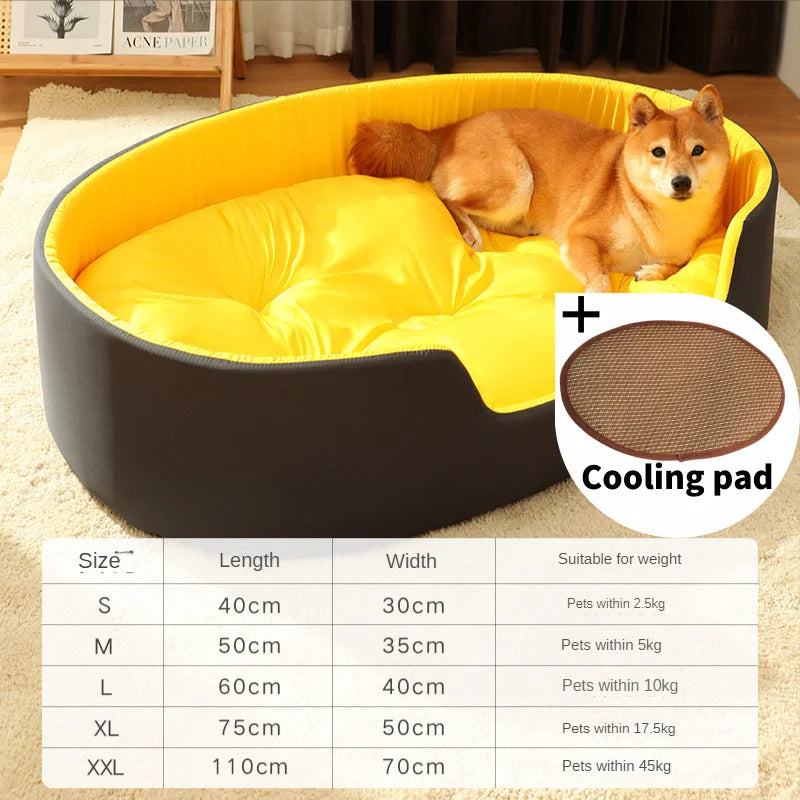 Comfortable Pet Bed for All Seasons - Ideal for Dogs and Cats-My Little Pet