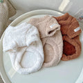 Cozy Winter Sweater for Small to Medium Dogs - Solid Color, Cotton-My Little Pet