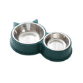 Stainless Steel Pet Food & Water Bowls – Durable Dual Pet Feeding Set for Dogs & Cats - My Little Pet