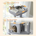 Deluxe Multi-Cat Tower Tree - 175cm High with 6-Tier Structure-My Little Pet