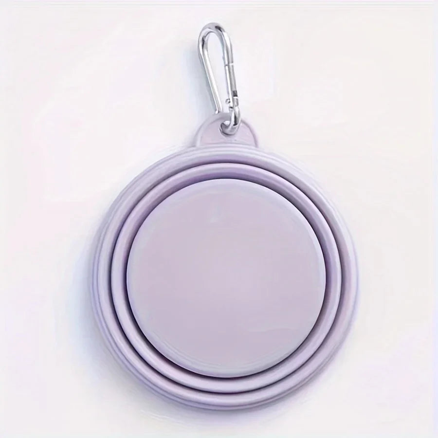 Portable Folding Dog Bowl – Silicone Food & Water Container for Travel - My Little Pet