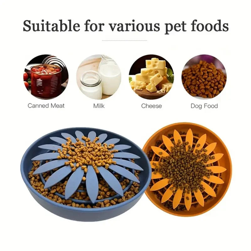 Silicone Slow Feeder for Pets - Anti-Choke Licking Pad for Cats and Dogs-My Little Pet