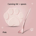 Silicone Pet Food Can Lid with Integrated Spoon-My Little Pet