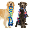 2-Piece Durable Rope Knot Dog Toys for Large Dogs – Dental Health and Interactive Play-My Little Pet