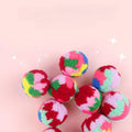 Colorful Plush Ball Cat Toy Set-My Little Pet