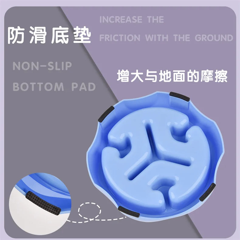 Anti-Choking Slow Feeder Bowl for Dogs and Cats-My Little Pet