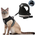 Reflective Mesh Cat Harness and Leash Set – Adjustable, Escape-Proof, for Small Pets-My Little Pet