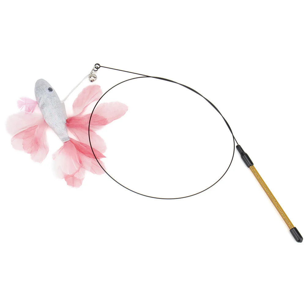 Colorful Fish-Shaped Cat Teaser Toy-My Little Pet