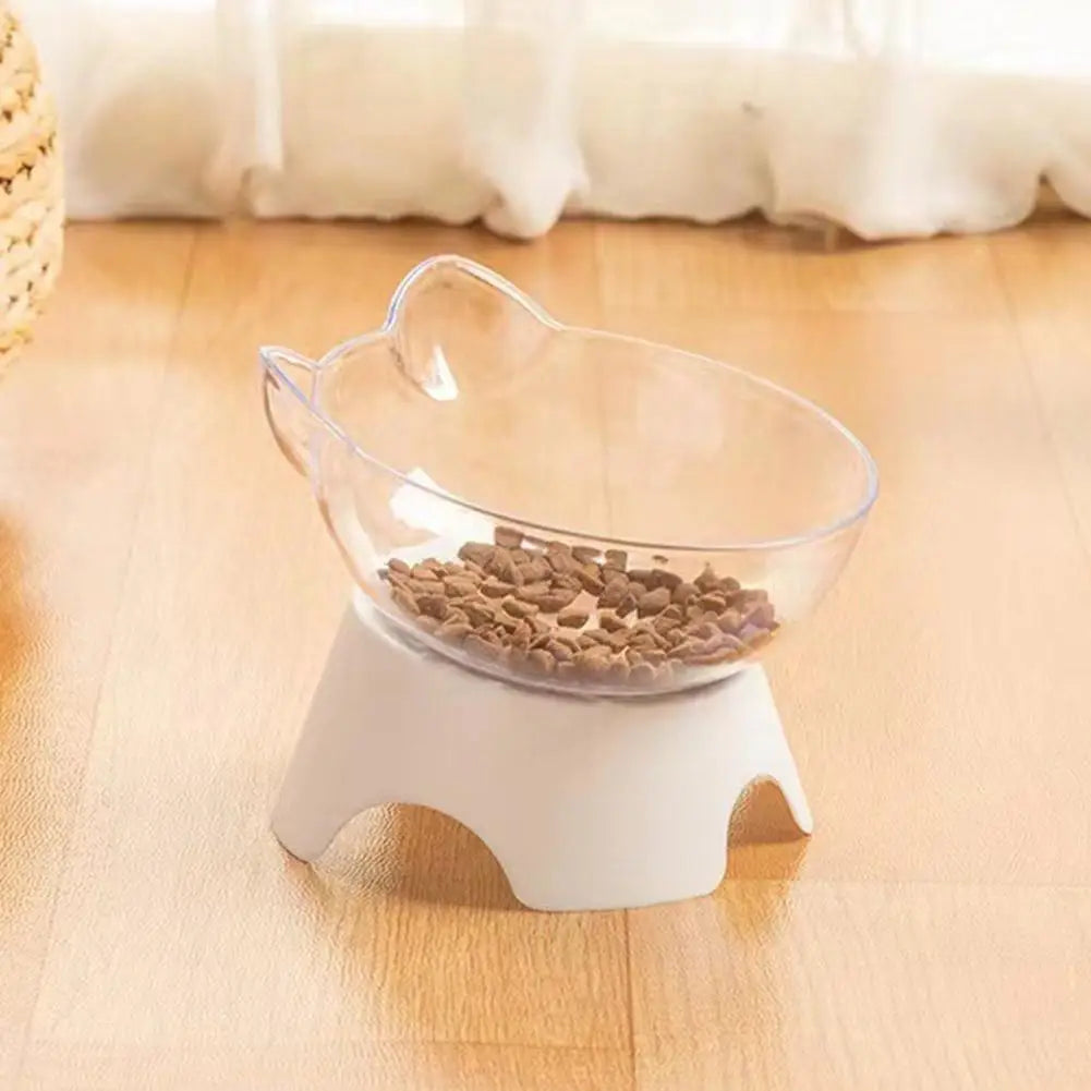 Ergonomic Non-Slip Cat Bowl with Elevated Design for Neck Protection-My Little Pet