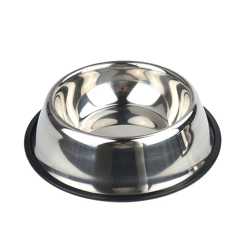 Multi-Colored, Stainless Steel Pet Bowls for Cats and Dogs-My Little Pet