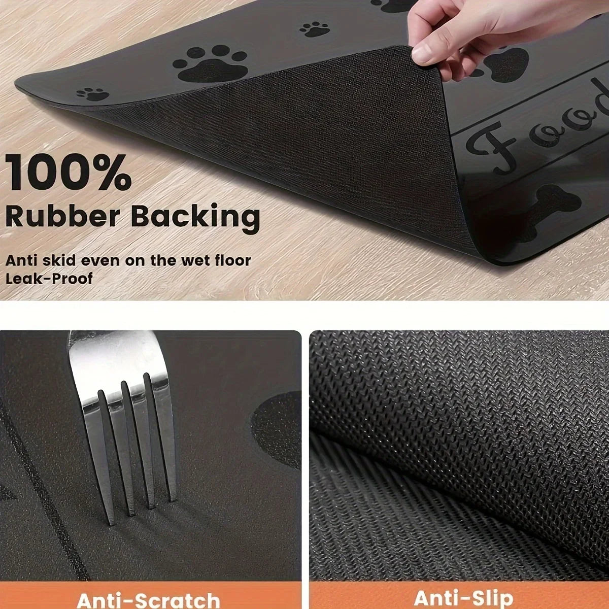 Quick-Dry Absorbent Pet Placemat for Dogs and Cats-My Little Pet