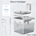 DownyPaws 2.5L Automatic Stainless Steel Cat Water Fountain-My Little Pet