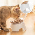 Ergonomic Non-Slip Cat Bowl with Elevated Design for Neck Protection-My Little Pet