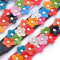 Floral Faux Leather Pet Collar for Dogs and Cats-My Little Pet
