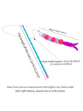 Elastic Feather Cat Toy with Durable Plastic and Trichome Design-My Little Pet