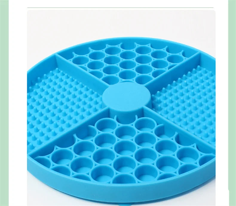 Silicone Licking Mat for Pets with Suction Cups - Slow Feeder for Anxiety Relief-My Little Pet