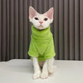 Sphynx Cat and Small Dog Winter Sweater - Turtleneck, Warm Fleece Pullover-My Little Pet