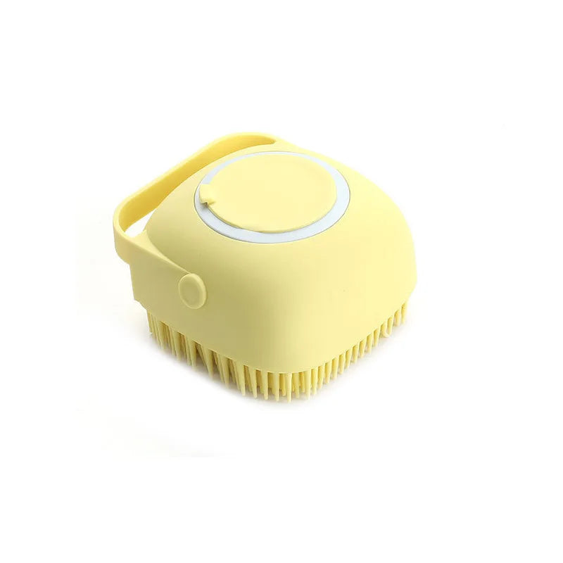 Soft Silicone Pet Bathing Brush - Massager for Dogs and Cats, Bathing Comb, Grooming and Cleaning Supplies - My Little Pet