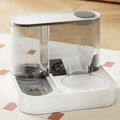 2-in-1 Automatic Cat Feeder & Water Dispenser - Large Capacity Pet Station-My Little Pet