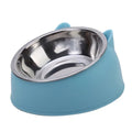 Non-Slip Cat Bowl with Stainless Steel Insert – Cute Ear Design-My Little Pet