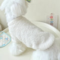 Cozy Winter Sweater for Small to Medium Dogs - Solid Color, Cotton-My Little Pet